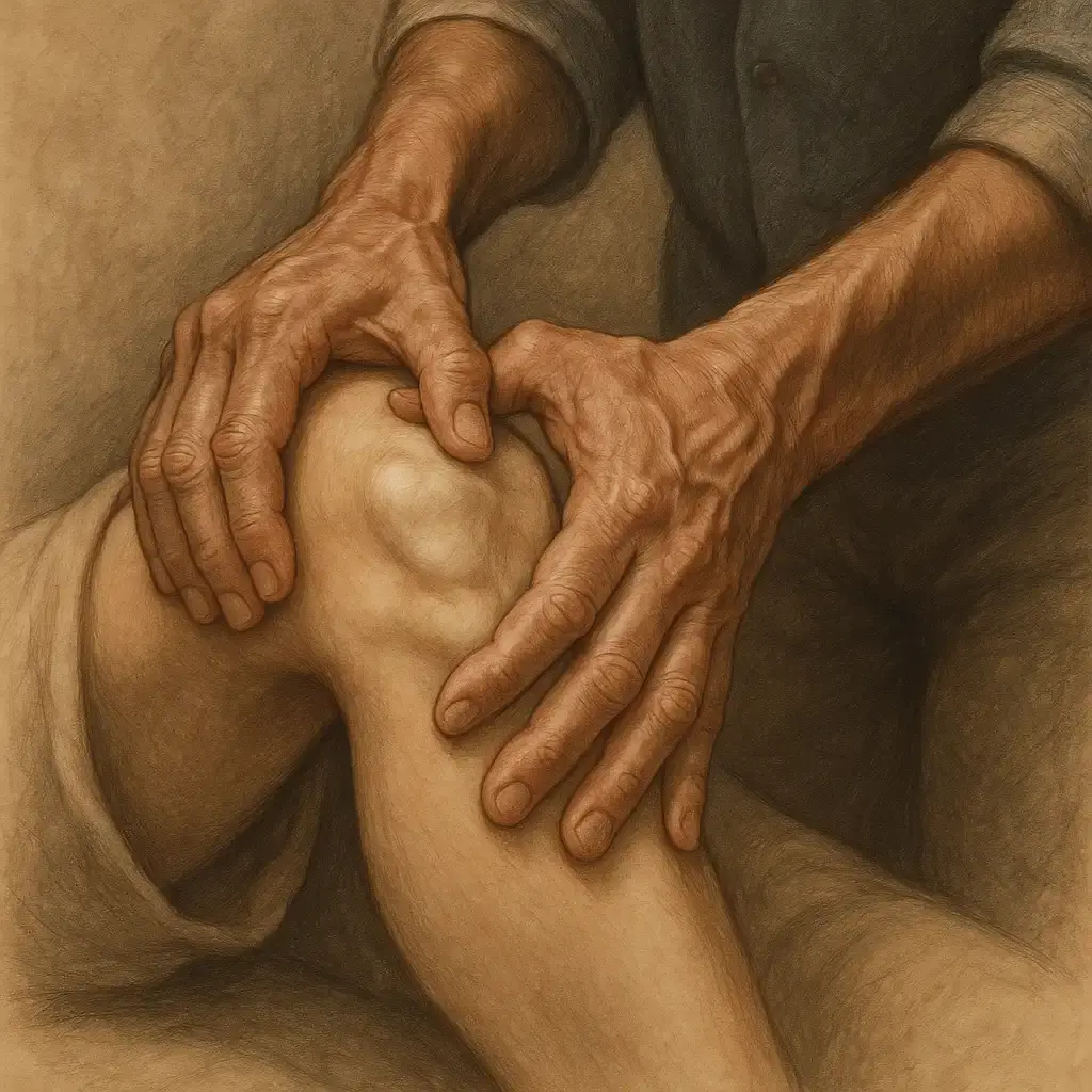 manipulation d'un genou