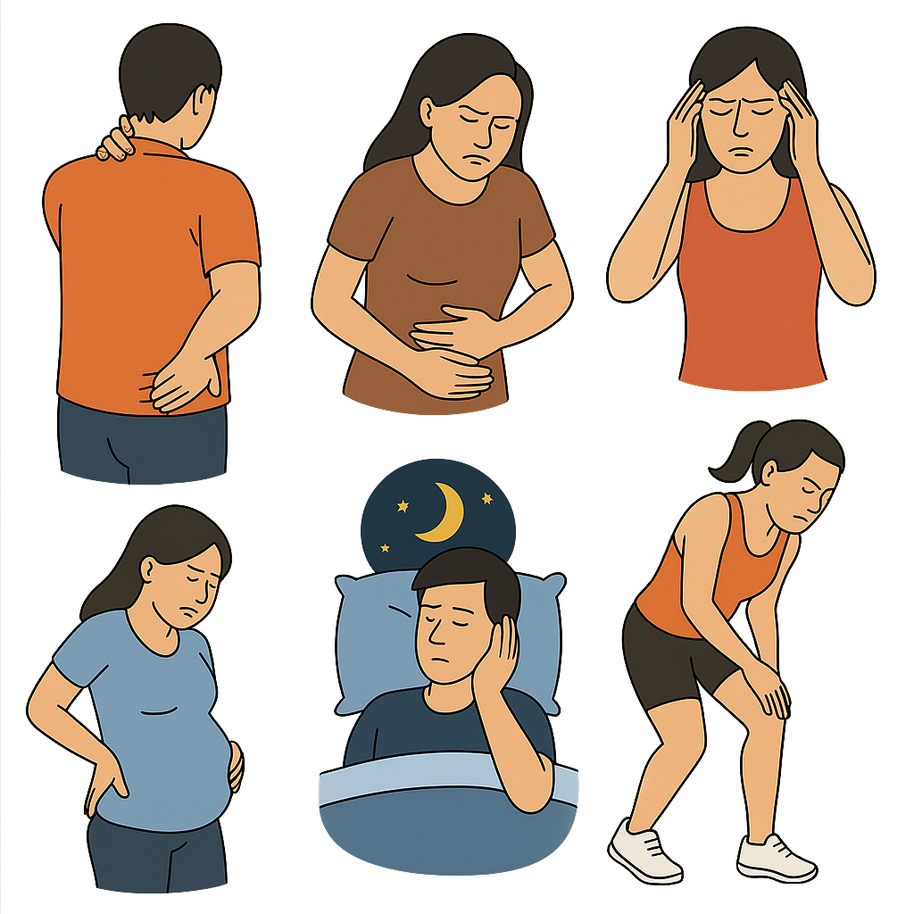 Raison de consultation osteopathique